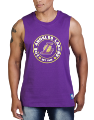 Nba M  Lakers Core Cotton Print Vest