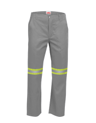 Shop Samson Mens 65/35 Reflect Grey Work Trousers