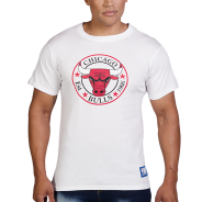 Nba Mens Bulls Core Badge Short Sleeve Tee