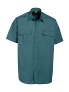 Samson Workwear Short Sleeve Shirt 285gsm Spruce